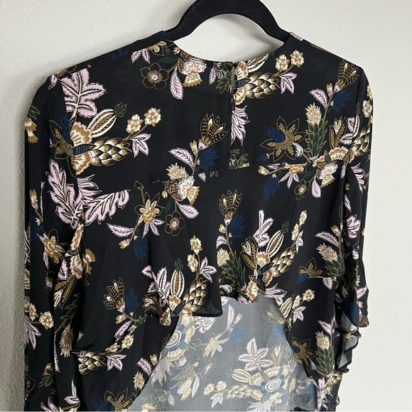A.L.C. Floral Black Blouse - Picture 10 of 12